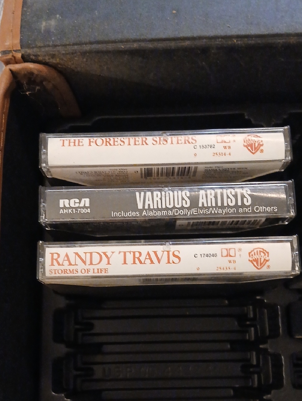 Vintage RCA & Warner Bros. Cassette Mix - White and Orange Labels